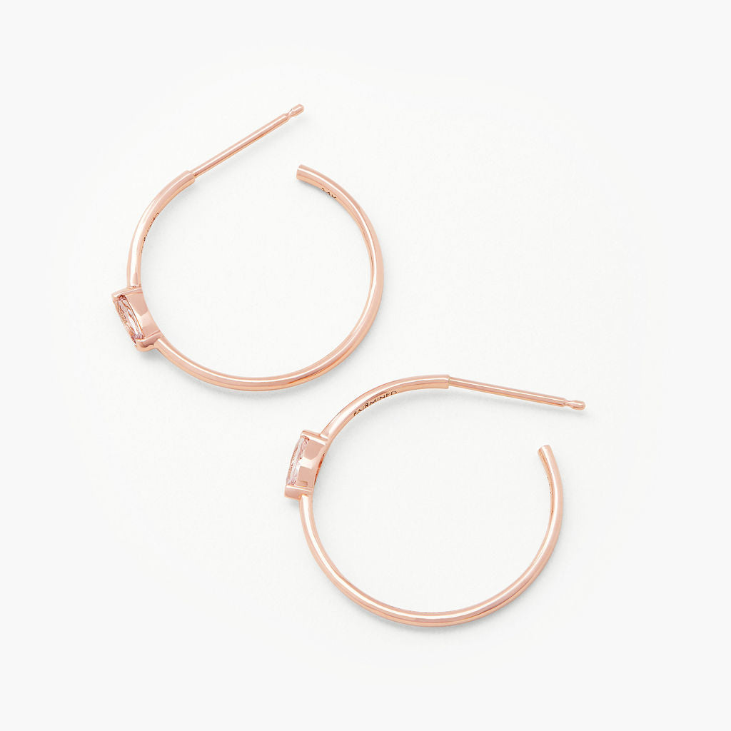 Marquisite Midi Hoops